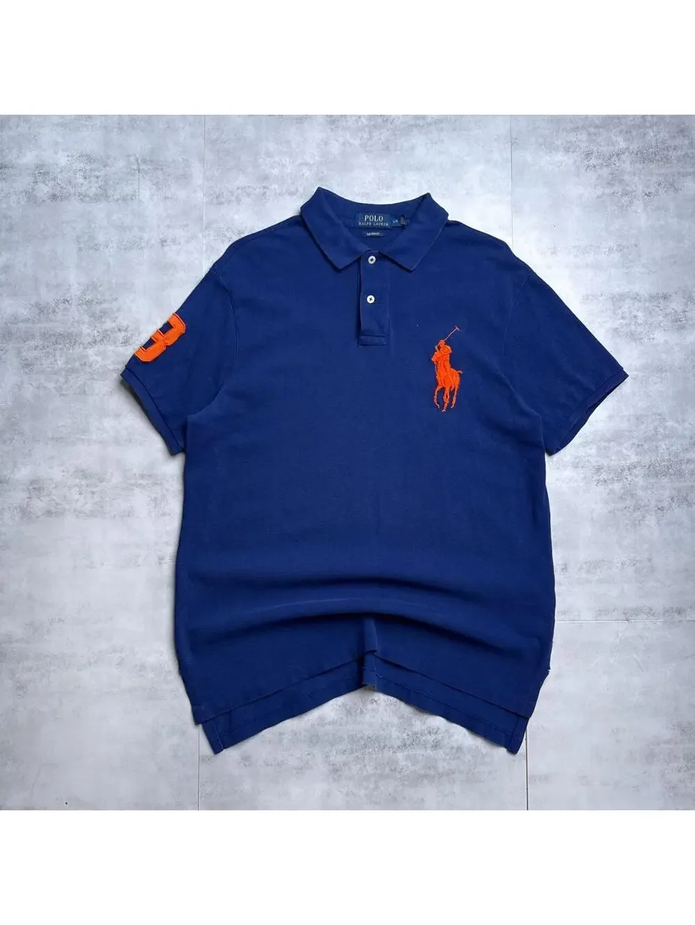 Y2K Polo Ralph Lauren blue polo shirt